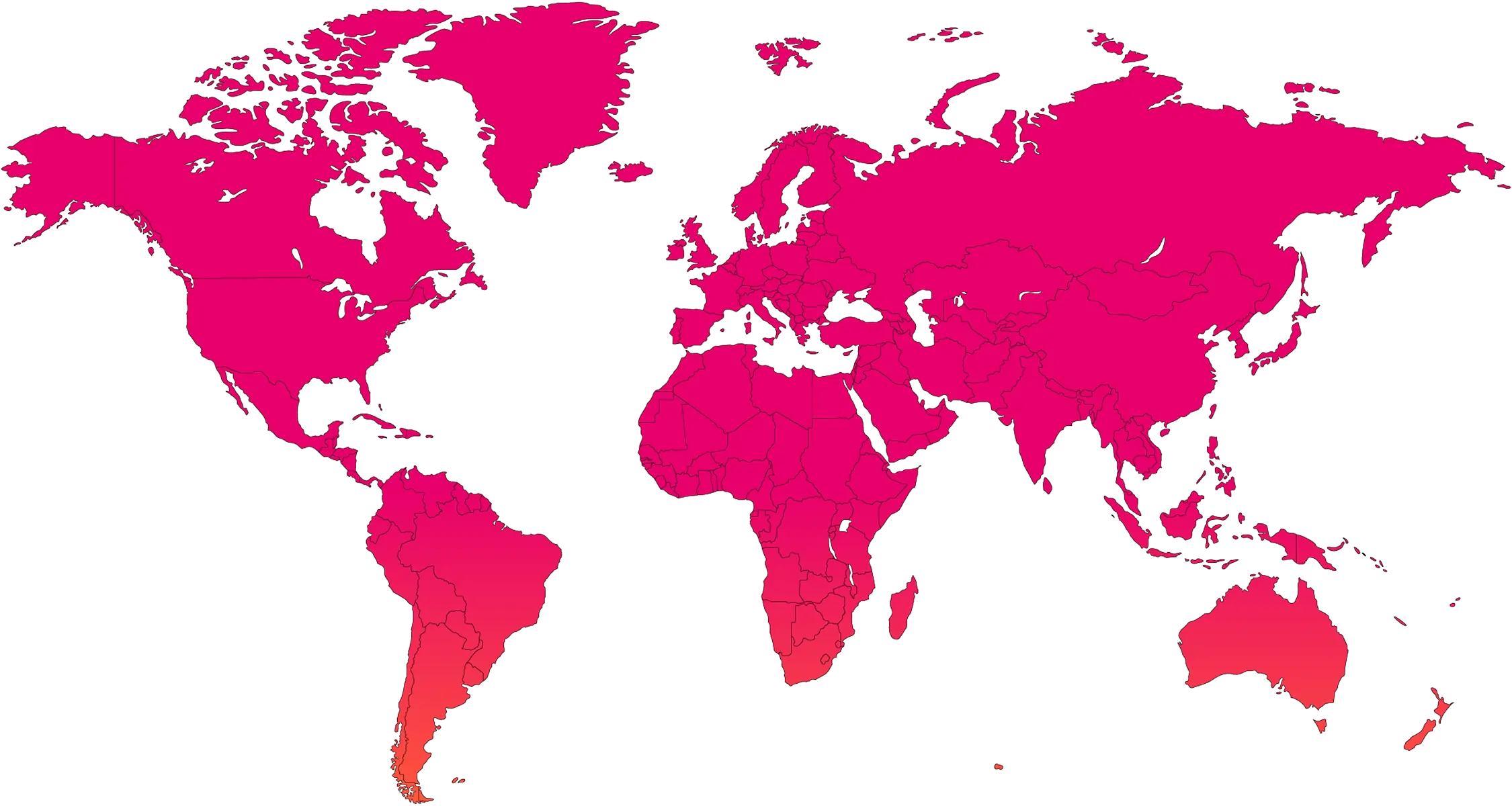A world map used to denote Collas Crill global locations