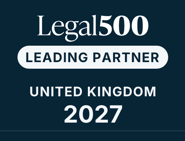 Legal 500 UK Leading partner 2027