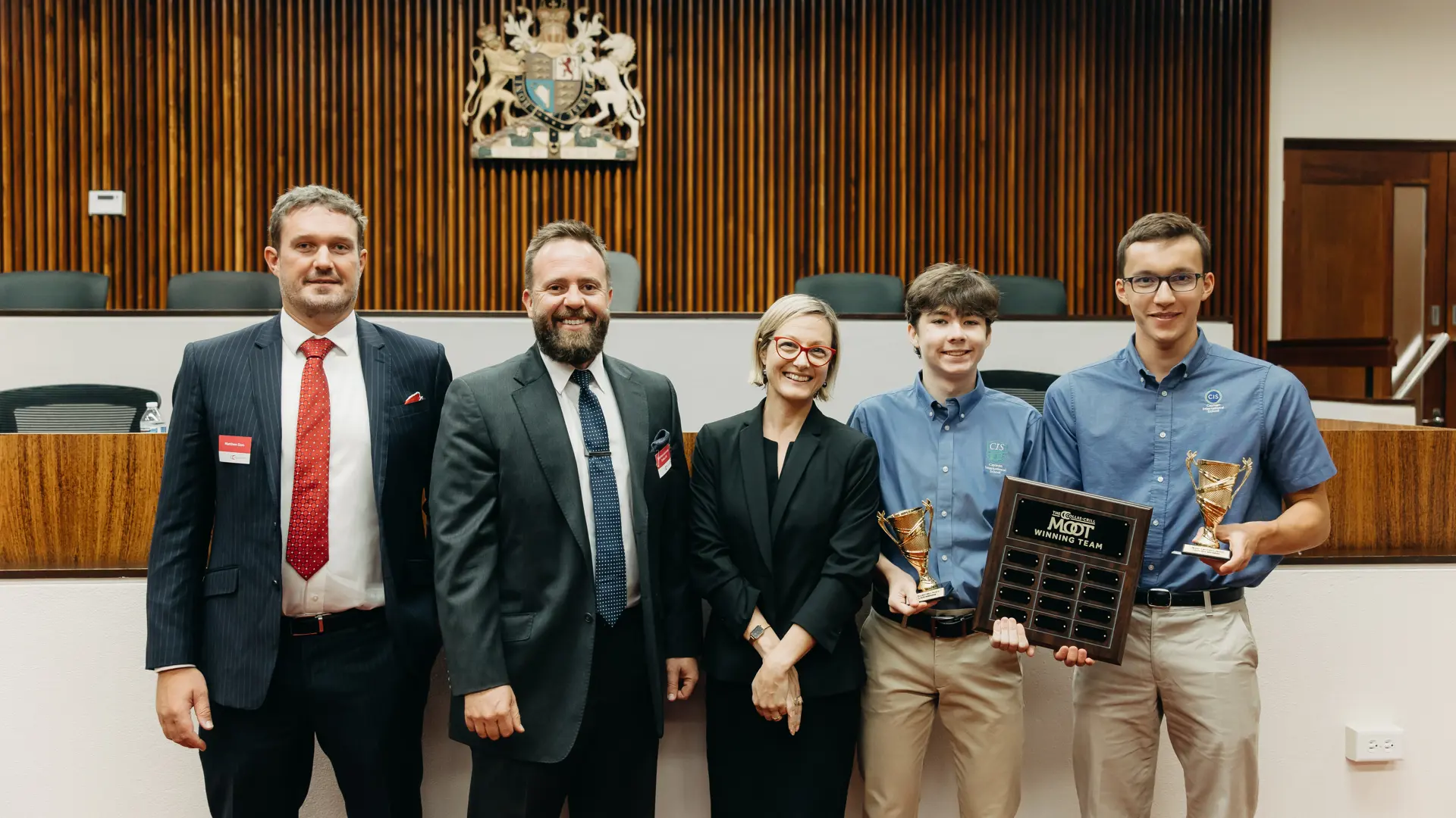 Cayman International School wins the inaugural Cayman Collas Crill Moot