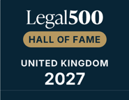 Legal 500 UK Hall of fame 2027