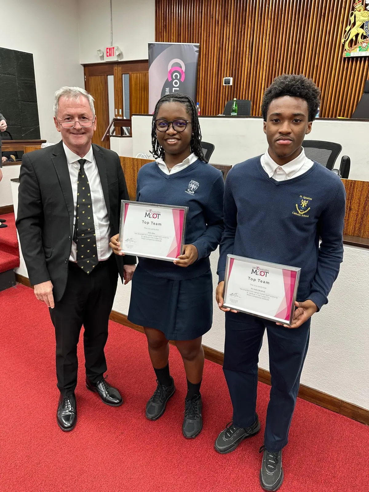 Top Team from St. Ignatius: Jade Allen & De-Andre Beckford