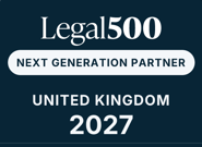 Legal 500 UK Next generation partner 2027